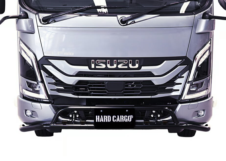 HARD CARGO ハードカーゴ LEDフロントガード 12V車用 スモークアンバー エルフ(標準キャブ) 23.0型～ 北海道・沖縄・離島は要確認
