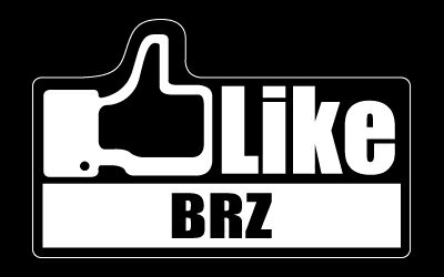 hasepro ハセプロ Likeステッカー BRZ