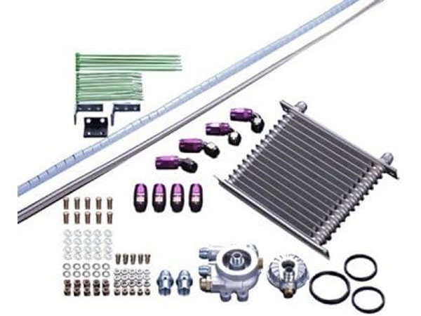 HKS 車種別オイルクーラーキット 純正併用 左フェンダー内 ランサーエボリューションIX CT9A 05/03-06/..