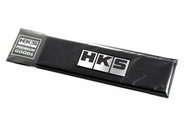 [HKS] エンブレム ≪HKS EMBLEM SILVER≫ シルバー 89mm×36mm