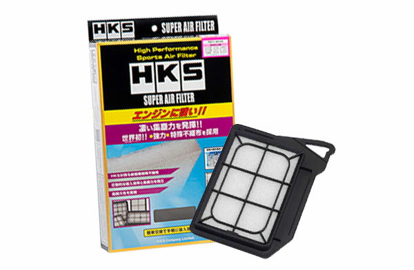 HKS スーパーエアフィルター ワゴンR MH34S 12/09-17/01 R06A(TURBO) 純正ゴムパッキン再使用