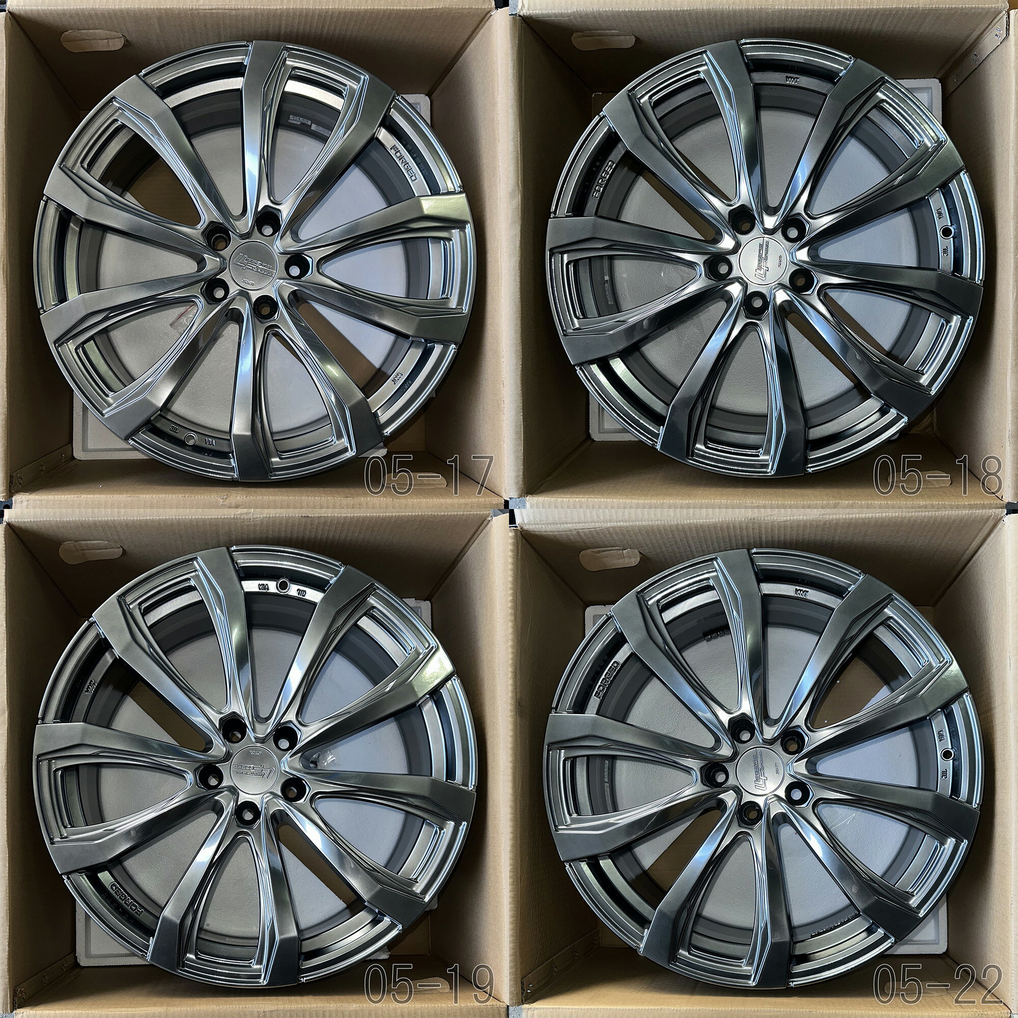 コナミルク・３本目レスサス NX 純正 アルミホイール ブロンズ カラード コナミルク様専用・3本目レスサス NX 純正 アルミホイール