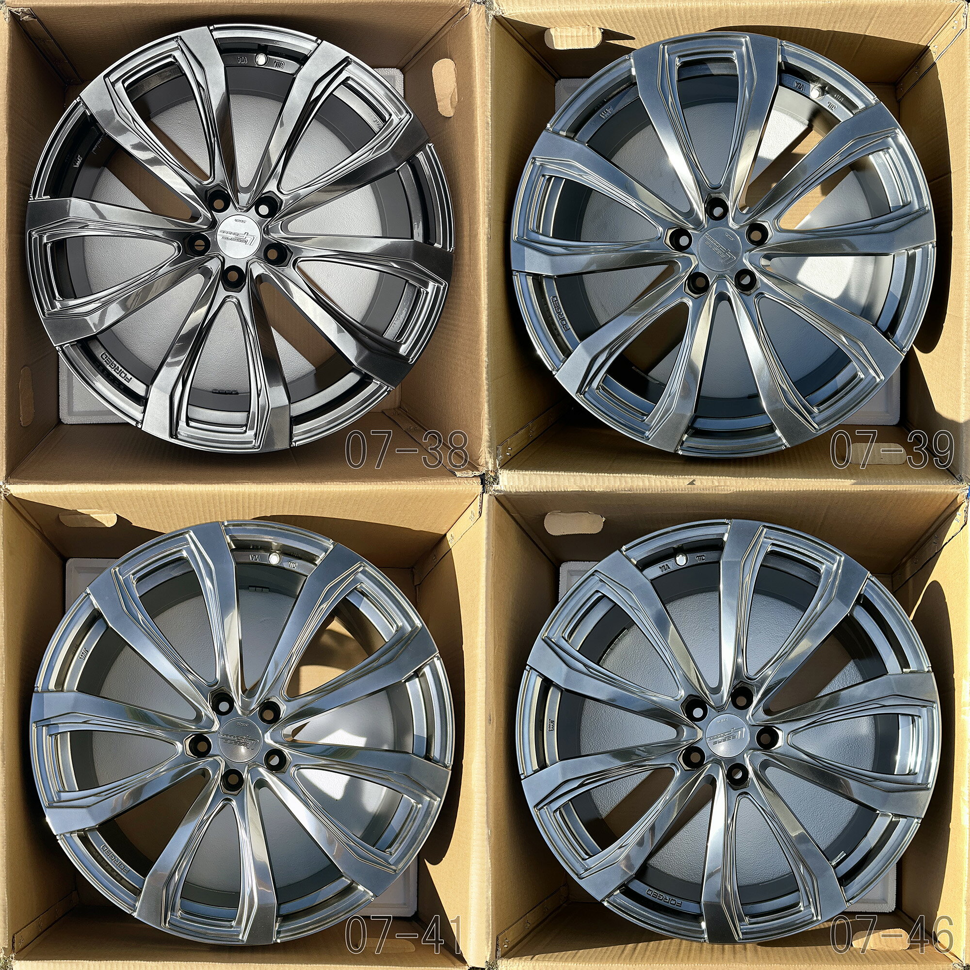 【中古】 シュティッヒ レグザス フォージド FS-01 鍛造アルミホイール4本セット 21x8.0J レクサスRX、クラウン(エステート スポーツ クロスオーバー)