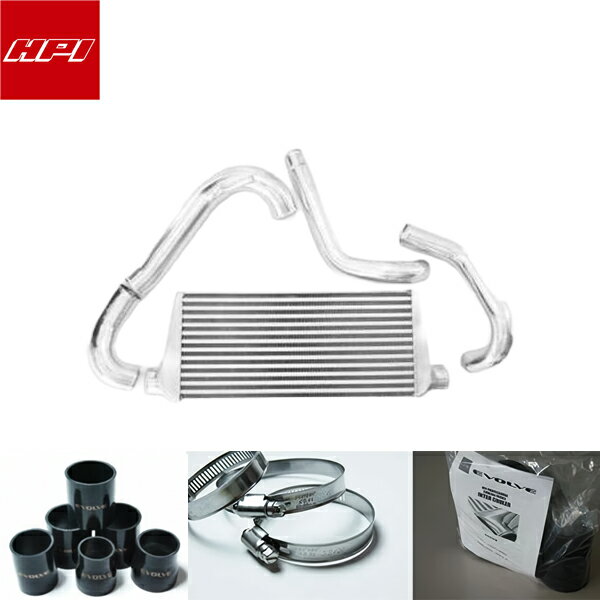 HPI EVOLVE インタークーラーキット spec-R 72mm厚 黒ホース/ホースバンド シルビア / 180SX PS13 RPS13 SR20DET