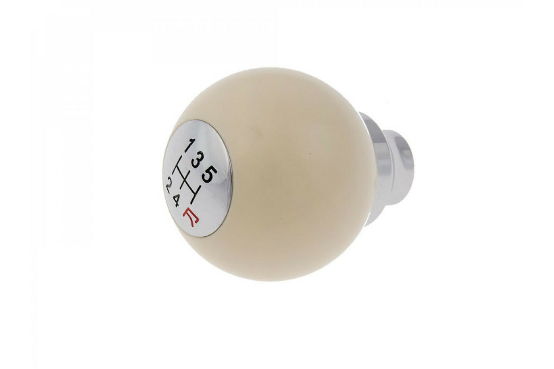 I.L.モータースポーツ シフトノブ ボールタイプ ホワイト/クローム ロードスター NCEC