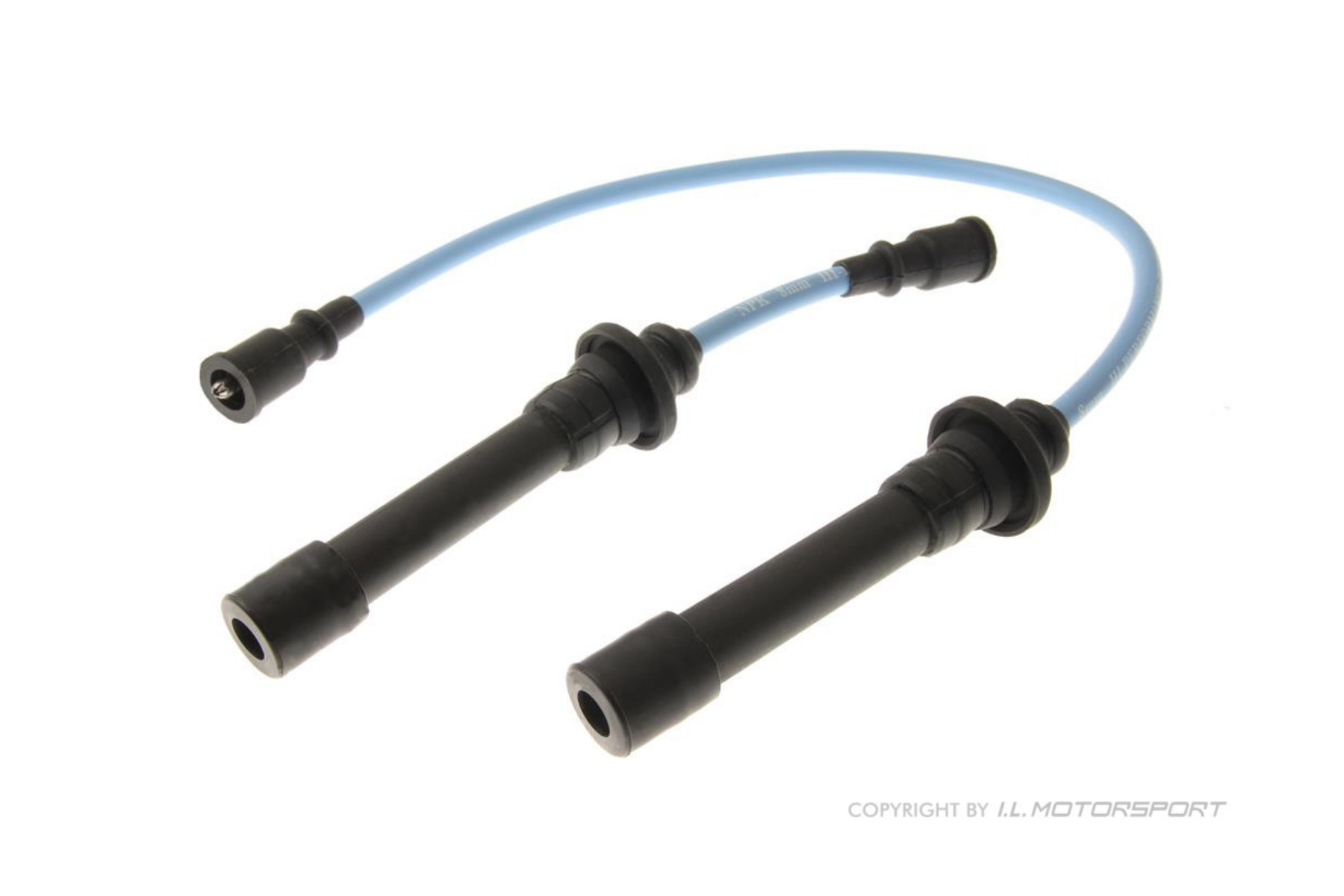 I.L.モータースポーツ プラグコード 8mm ライトブルー ロードスター NB8C H12.7～ 後期