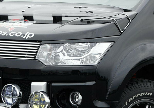 JAOS ジャオス ヘッドライトガーニッシュ デリカD:5 CV1W CV2W CV4W CV5W H19.1～R1.10 3DA-CV1W除く