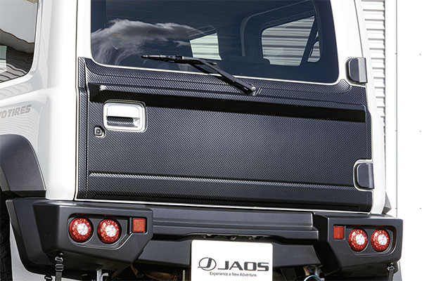 JAOS ジャオス リヤハッチパネル カーボン調 ジムニー JB64W 2018/07～ ※送料注意