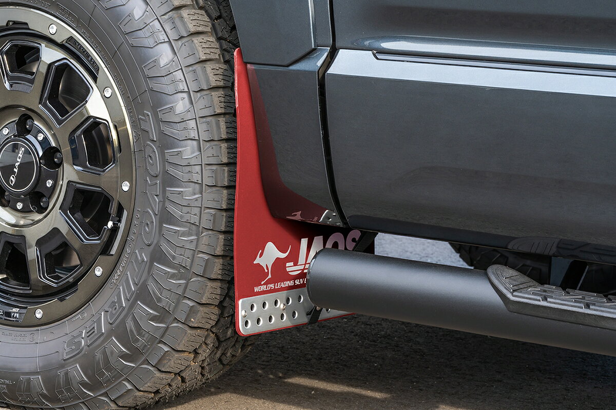 JAOS ジャオス マッドガードIII フロントセット レッド デリカD:5 CV1W R8.1～