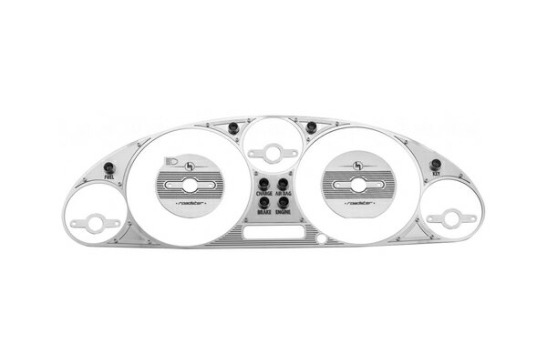 Jass Performance ジャスパフォーマンス メーターパネル(クラスターベゼル) ヴィンテージ2レイヤースタイル ステンレスヘアライン ロードスター NB6C NB8C