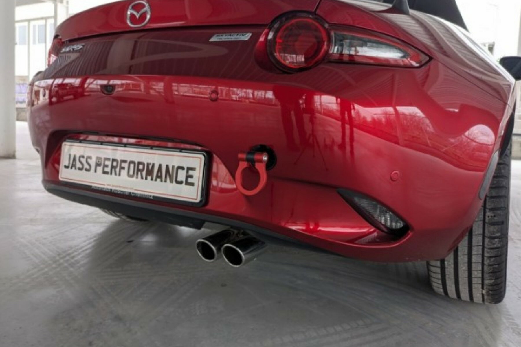 Jass Performance ジャスパフォーマンス 牽引フック リア レッド ロードスターRF NDERC