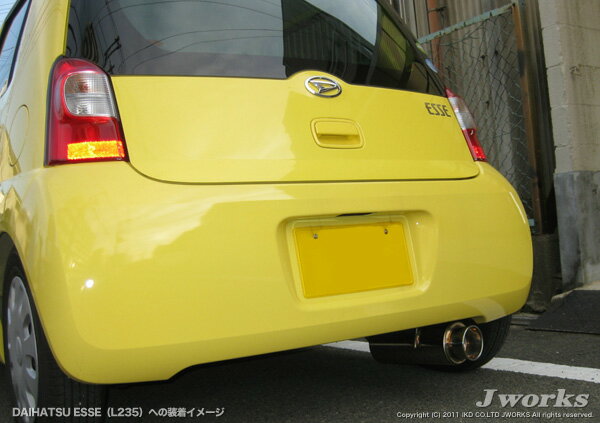 Jworks Ngeneration N1Street マフラー [ダイハツ エッセ [L235] H17.12~H23.06 KF] 送料：北海道は4000円税別、沖縄離島は着払い発送