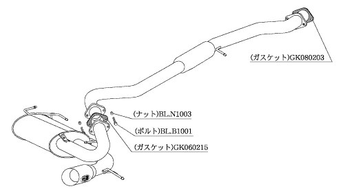 柿本改 マフラー Kakimoto.R パルサー E-RNN14 2.0_ターボ SR20DET 4WD(AWD) 90/8〜95/1 5MT 個人宅配送不可 北海道・沖縄・離島は要確認