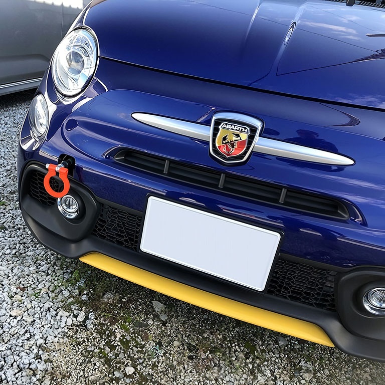 カワイ製作所 牽引フック フロント type可倒式 アバルト 595 3121# 2015〜シリーズ4用