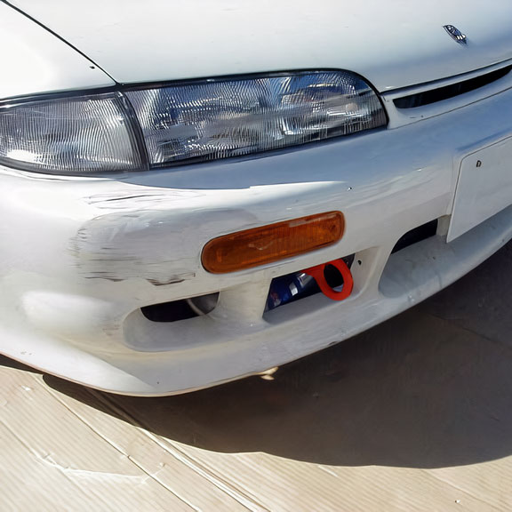 カワイ製作所 牽引フック フロント type固定式 シルビア S14 バンパー一部加工必要