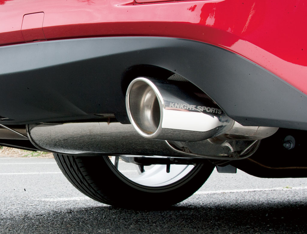 ナイトスポーツ リーガルスポーツマフラー ブラックカラー アテンザ GJ 個人宅不可 北海道・沖縄・離島は要確認