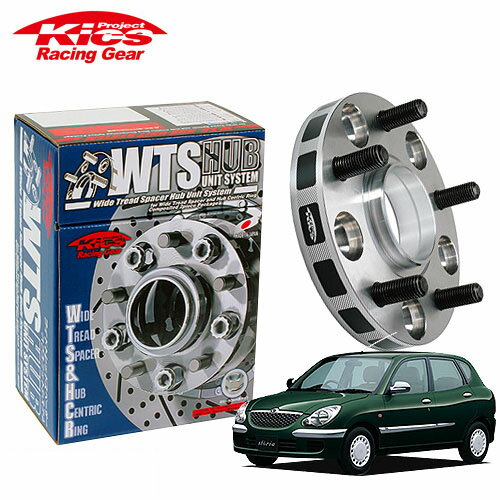 協永産業 Kics ワイドトレッドスペーサー W.T.S.ハブユニットシステム ストーリア M100S系 M110S系 他 ネジM12 x P1.5 4穴 PCD100 ハブ径54Φ 厚み11mm