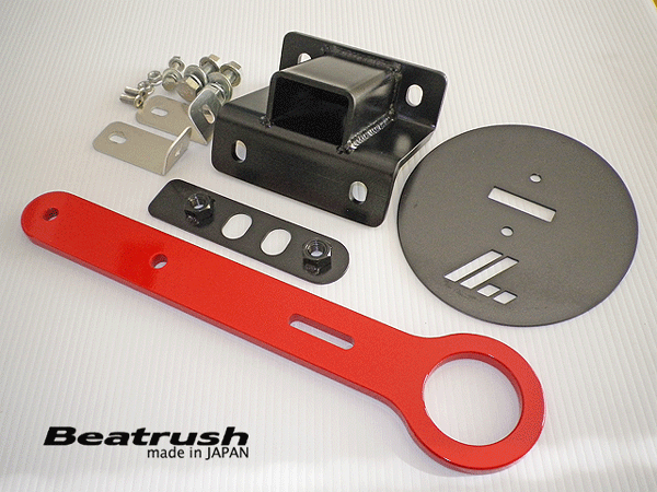 LAILE レイル リア・けん引フック レッド スイフトスポーツ ZC32S 2011/11〜2016/12 右出シングルマフラー装着車用