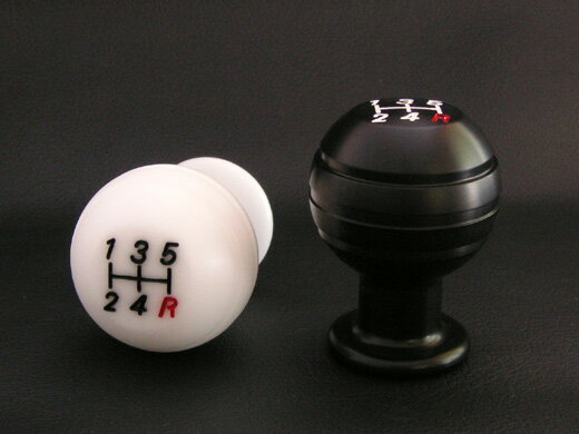LAILE レイル ジュラコン&reg;・シフトノブ Type-B M12×1.25P ホワイト