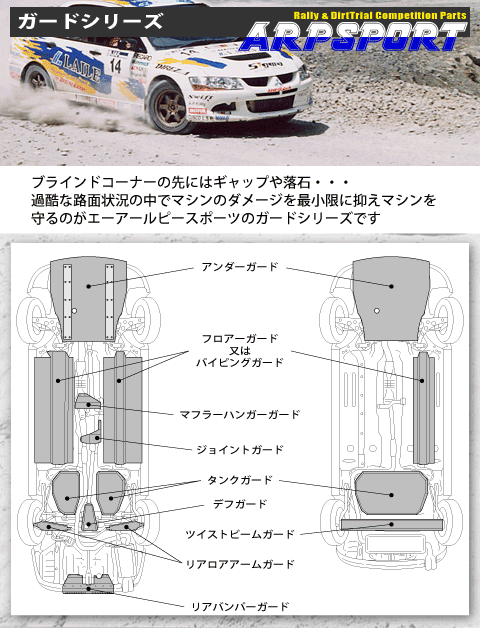 LAILE レイル リアホイールスクレッパー ランサー エボリューションI CD9A 1992/10〜1993/12