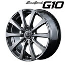 MID ユーロスピード G10 (メタリックグレー) アルミホイール 4本セット 15×6.0J 5H PCD114.3 45