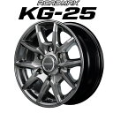 MID ロードマックス KG-25 (メタリックグレー) アルミホイール 4本セット 15×5.5J 6H PCD139.7 +45 その1