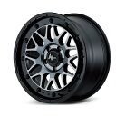 MID NITRO POWER M29 STINGER アルミホイール1本 17x8.0J 5H PCD114.3 +35 (エムニーキュースティンガー セミグロスブラッククリア) 4本購入で送料無料(2)