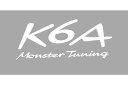 Monster Sport モンスタースポーツ K6A Monster Tuning ステッカー ホワイト(小)カッティングステッカー(2)