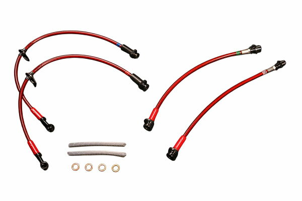 Monster Sport モンスタースポーツ ステンメッシュ・テフロンブレーキホース アルトワークス HA36S 15.12〜18.11(1型) FF