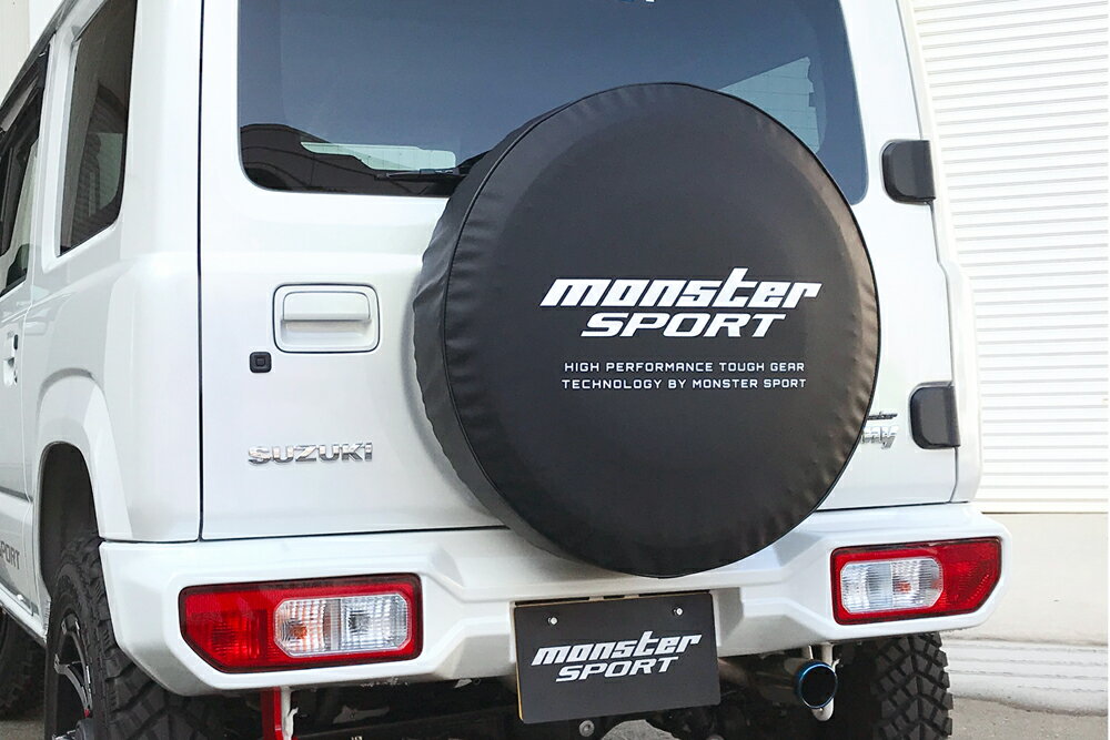 Monster Sport モンスタースポーツ スペアタイヤカバー(ソフトタイプ) MSロゴ ジムニー JB64W 18.07〜(1〜3型) R06A ターボ 4WD 5MT/4AT