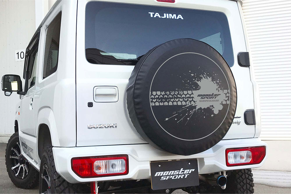 Monster Sport モンスタースポーツ スペアタイヤカバー(ソフトタイプ) グラベル ジムニー JB64W 18.07〜21.09(1型) R06A ターボ 4WD 5MT/4AT