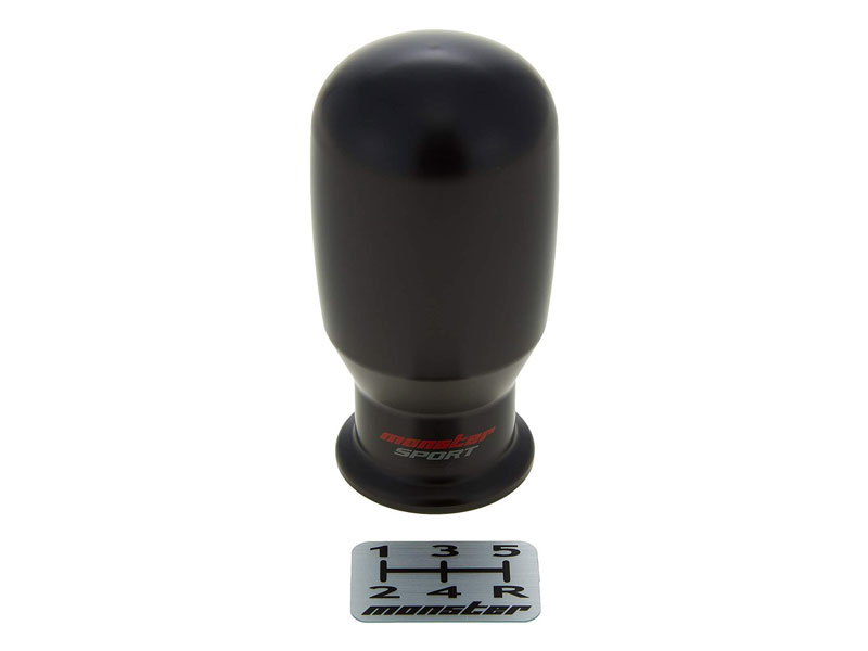 Monster Sport モンスタースポーツ シフトノブ［汎用ネジタイプ］ Bタイプ(スティック状) M10×1.5 ブラック