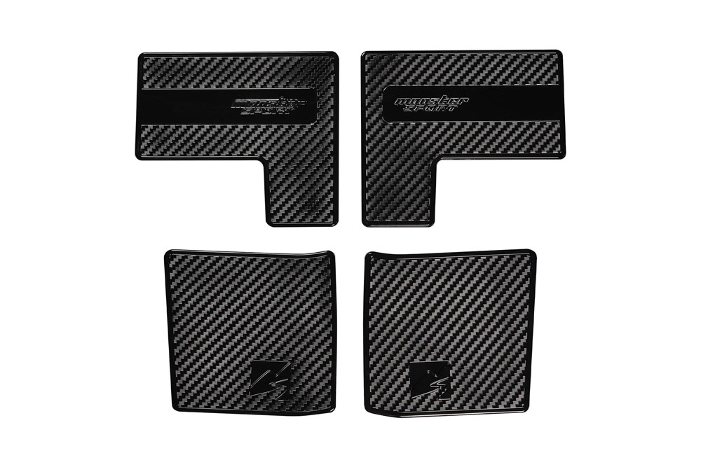 Monster Sport モンスタースポーツ シートベルトプロテクター 前席用 左右 4枚組 ジムニーシエラ JB74W 18.07〜(1～4型） K15B 5MT/4AT 4WD