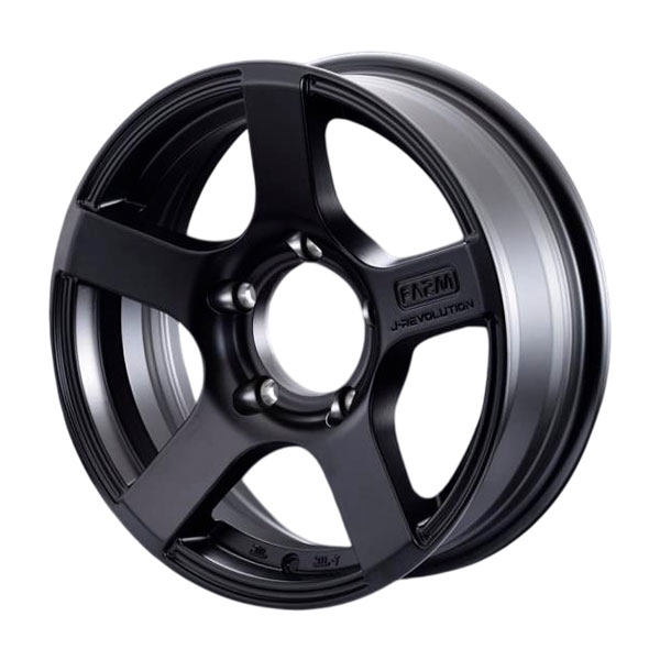 モーターファーム ホイール J-REVOLUTION マットブラック 16インチ×5.5J 5H 139.7 ±0 1本 ジムニー 北海道・沖縄・離島は要確認