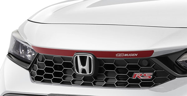 MUGEN 無限 フロントグリルデカール レッド シビック FL1 FL4 2024/9～