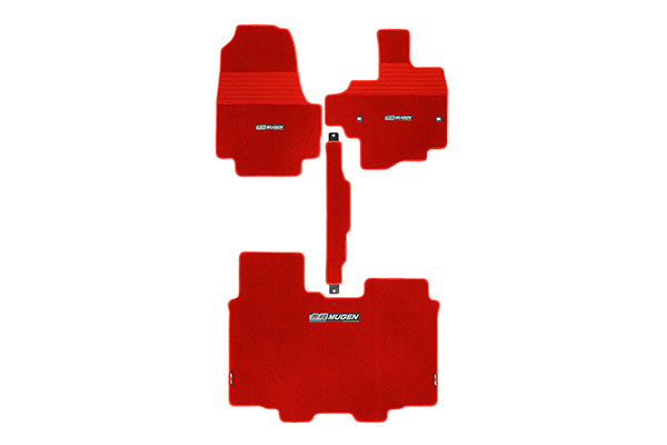 MUGEN 無限 スポーツマット ベンチシート用 レッド N-BOXカスタム JF3 JF4 2017/9〜2019/9