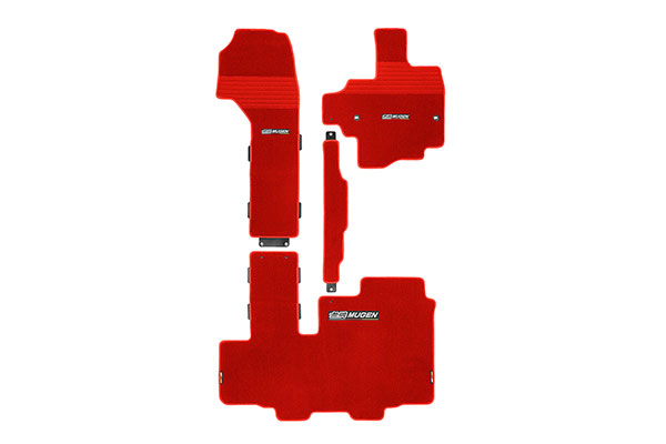 MUGEN 無限 スポーツマット 助手席スーパースライドシート装備車用 レッド N-BOX JF3 JF4 2017/9〜2019/9