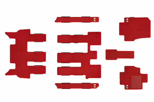 MUGEN 無限 スポーツマット ベンチシート車用 レッド ステップワゴン RP7 2025/5～