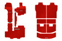 MUGEN 無限 スタンダードセット 助手席スーパースライドシート用 レッド N-BOXカスタム JF3 JF4 2021/12〜2023/10(2)