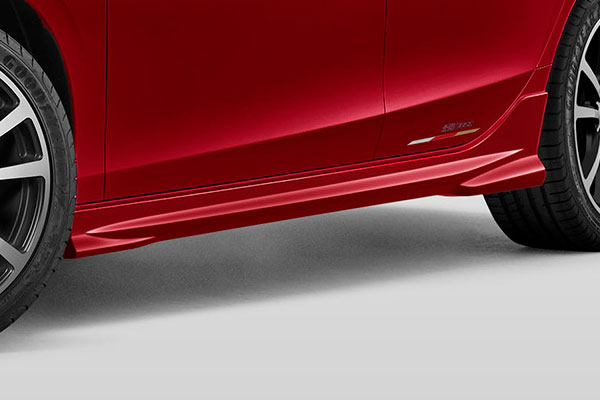 MUGEN 無限 サイドガーニッシュ プレミアムクリスタルレッド・メタリック シビック FL1 FL4 2024/9〜 ※北海道・沖縄・離島は都度確認 ※個人宅＆ホンダディーラー配送不可