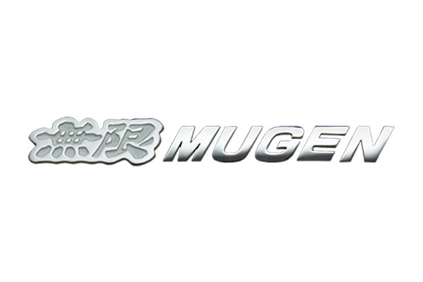 MUGEN 無限 メタルロゴエンブレム クロームメッキ×ホワイト ビート PP1 1991/3〜1994/12