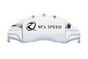 M'z SPEED キャリパーカバー ホワイト 前後セット ハリアーハイブリッド AVU65W H29.6〜 2.0L ※北海道は送料2000円(税別)、沖縄・離島は要確認