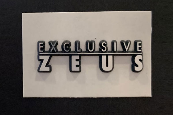 M'z SPEED エンブレム EXCLUSIVE ZEUS 24×7mm ※北海道は送料2000円(税別)、沖縄・離島は要確認