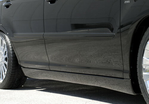 M'z SPEED サイドステップ ブラック (202) FRP ハリアー ACU30W ACU35W MCU30W MCU31W MCU35W MCU36W H15.2～H24.8 ラヴライン 2292