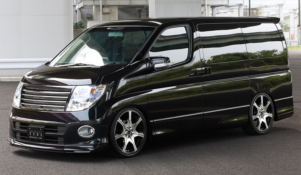 M'z SPEED 2点キット 未塗装 FRP エルグランド E51 ME51 MNE51 NE51 H16.8～H22.7 ハイウェイスター MC..