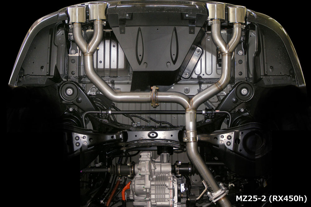 M'z SPEED エキゾーストシステム 左右4本出し (MZ25-2) レクサス RX450h DAA-GYL10W DAA-GYL15W DAA-GYL16W H21.4～H24.3 2GR-FXE MC前 ラヴライン 2331