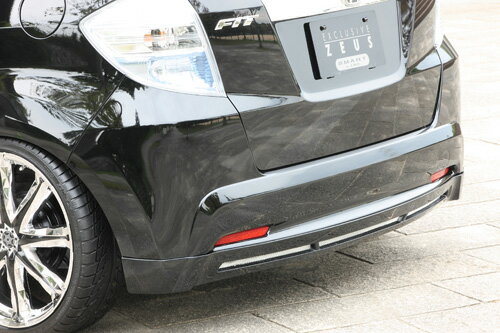 M'z SPEED リアアンダースポイラー プレミアムホワイトパール (NH624P) FRP フィット GE6 GE7 GE8 GE9 H22.10～H25.8 MC後 スマートライン 5371