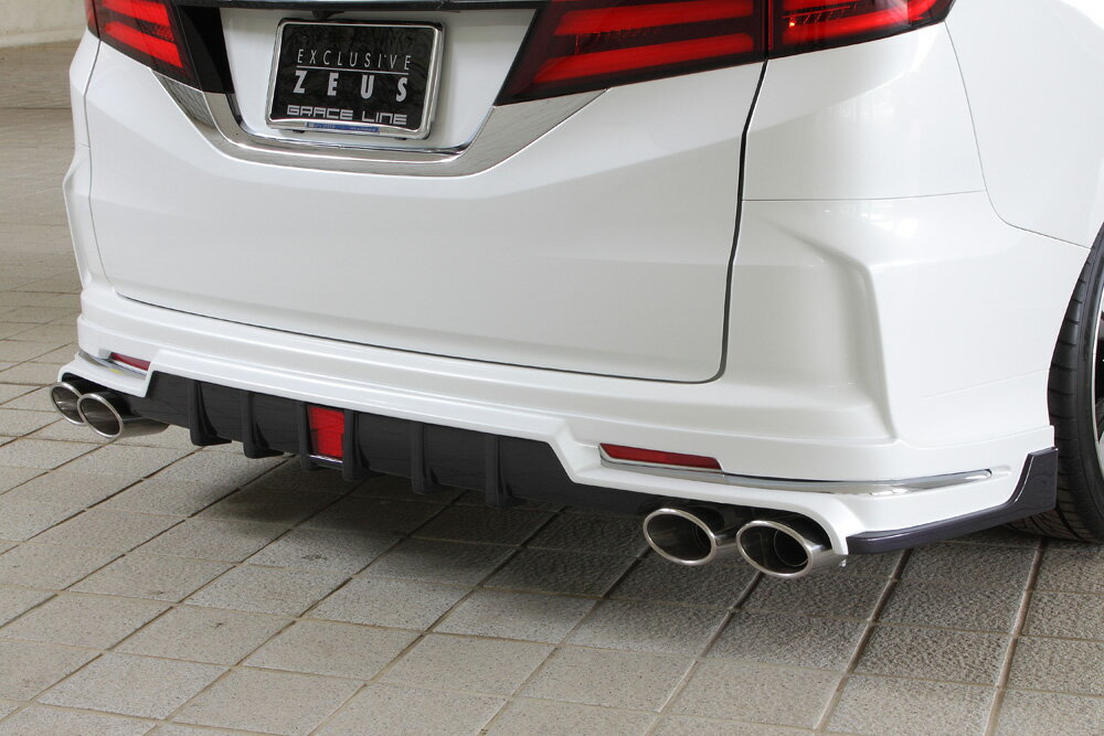 M'z SPEED リアアンダースポイラー グラマラスモーブパール (RP47P) FRP オデッセイハイブリッド RC4 H28.2～H29.10 アブソルート含む MC前 グレースライン 3093