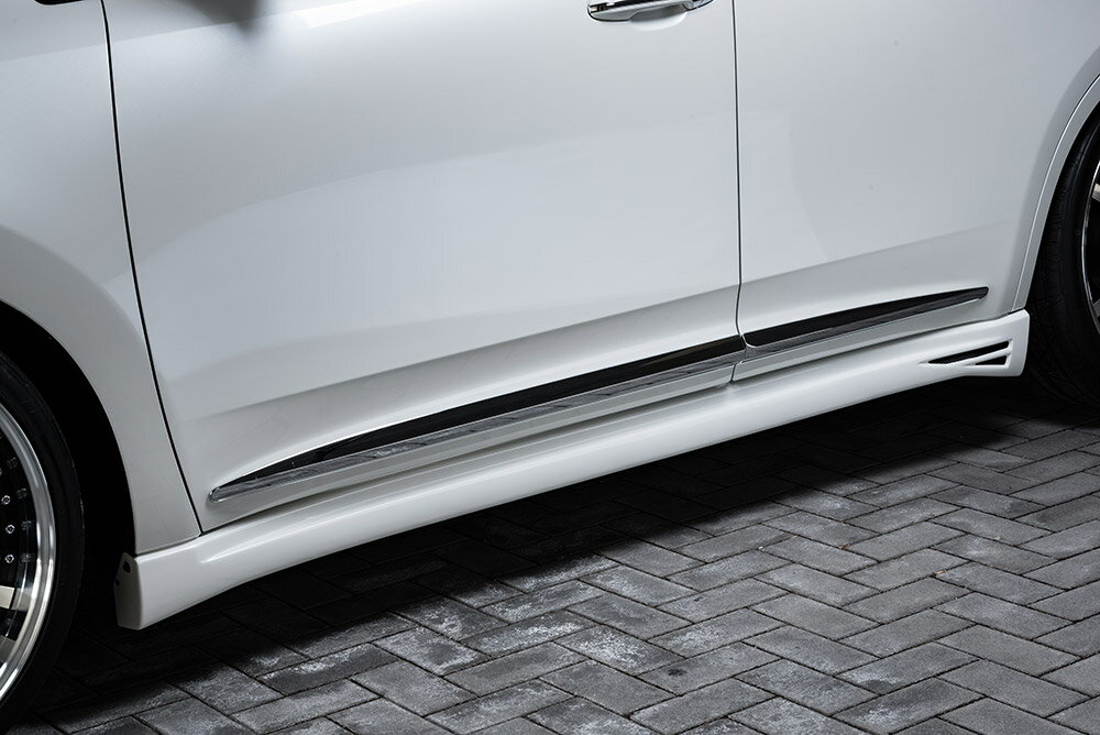 M'z SPEED サイドステップ ブラック (202) FRP ハリアー ASU60W ASU65W ZSU60W ZSU65W H29.6～R2.5 MC後 ラヴライン 2293