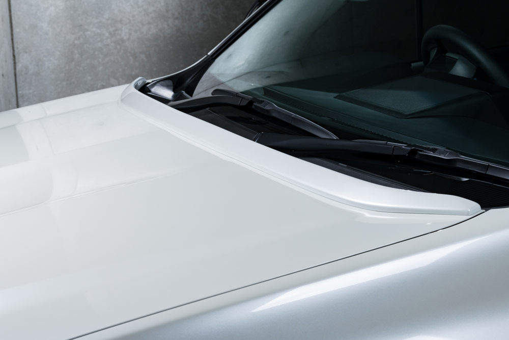 M'z SPEED ボンネットスポイラー 未塗装 FRP ランドクルーザープラド GDJ150W GDJ151W TRJ150W H29.9～R6.4 ラヴライン 2321